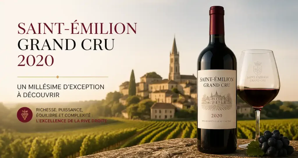 Saint-Émilion Grand Cru 2020 : Un Millésime d’Exception à Découvrir