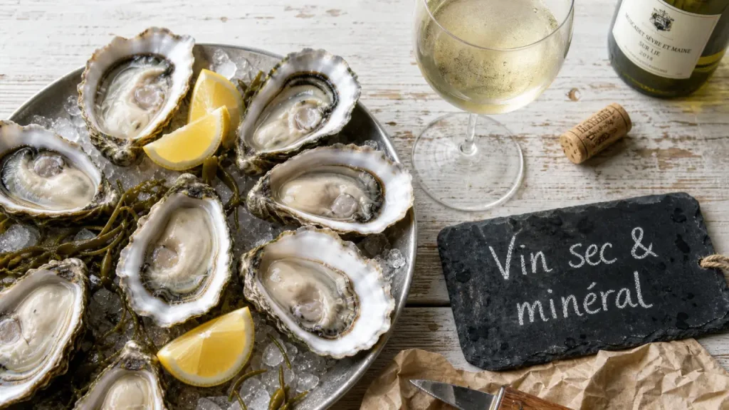 Huîtres et vin blanc : Muscadet, Chablis ou bulles selon l’assiette