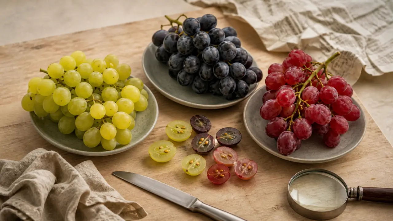 Variété de raisin : pépins, maturité et goût