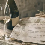 Vin blanc de loire : verres et bouteille, Muscadet Sancerre Vouvray