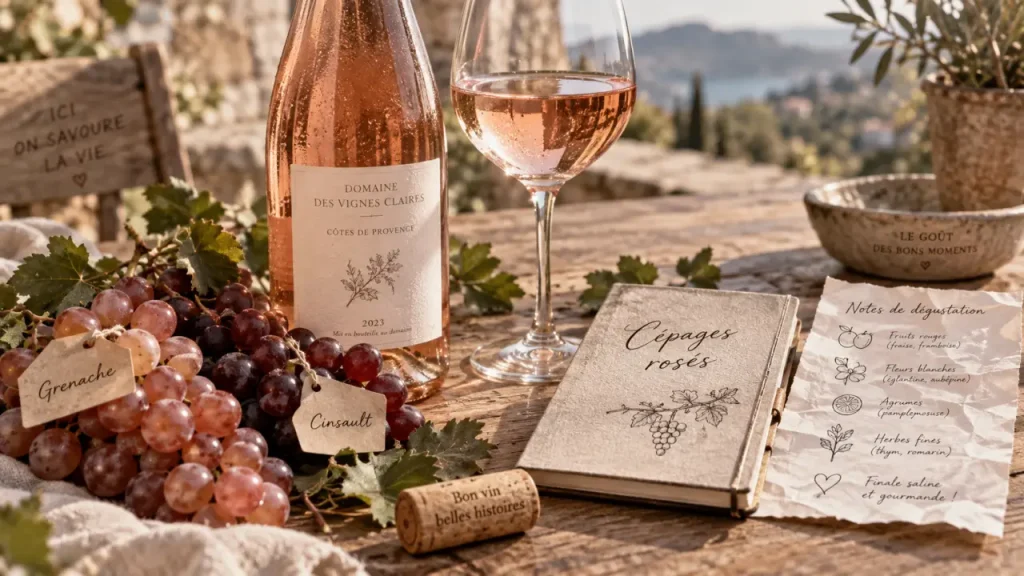 Cépages du vin rosé : comment les variétés dictent le style de votre bouteille