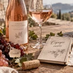 Cépages vins rosés : Grenache et Cinsault, rosé pâle