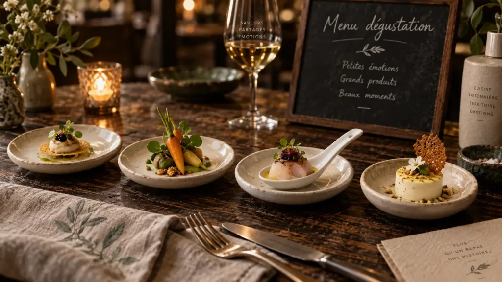Menu dégustation : 4 à 10 services pour suivre la cuisine d’un chef sans choisir à la carte