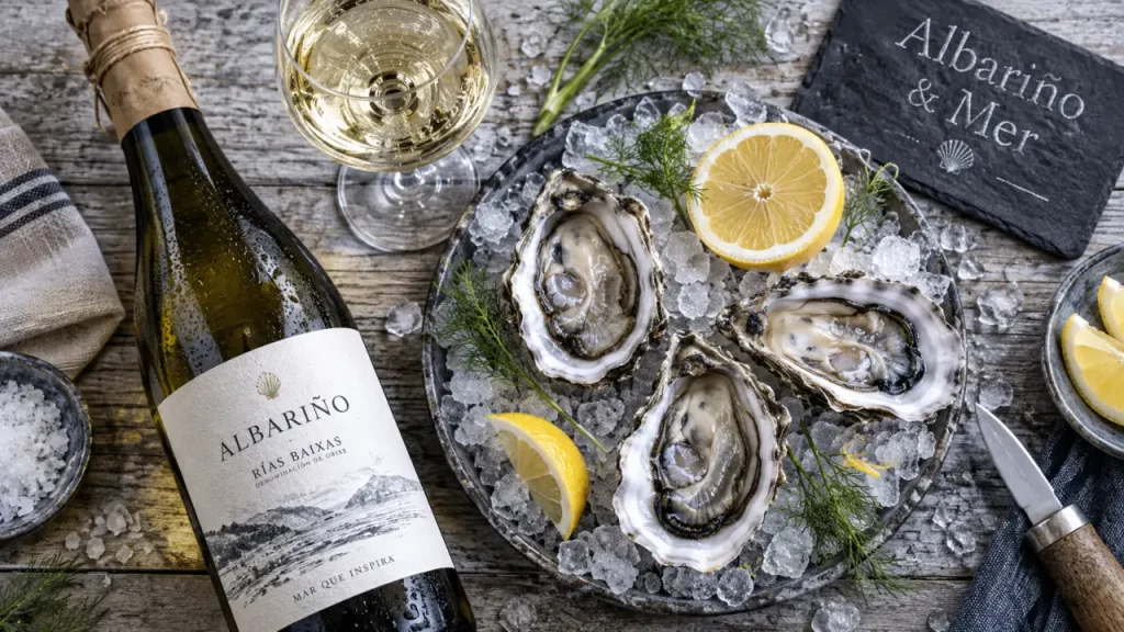 Albariño : un vin blanc sec, frais et idéal avec les fruits de mer