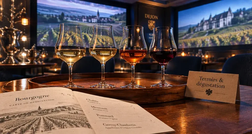 École des vins de Bourgogne à Dijon : ateliers immersifs, terroirs et formations WSET