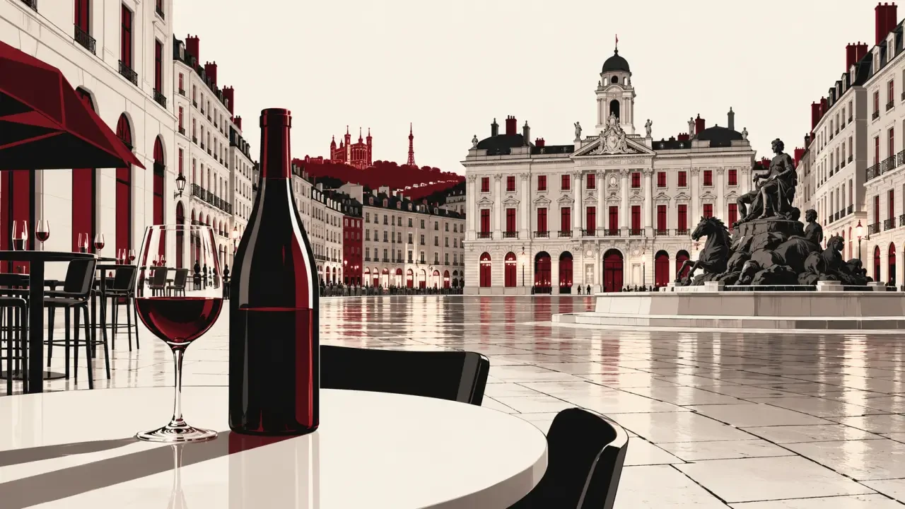 Vins nature Lyon 1er Terreaux dans une ambiance de bar à vin près de la place des Terreaux