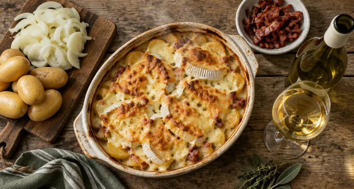 Vin pour tartiflette : blanc sec de Savoie frais et peu boisé